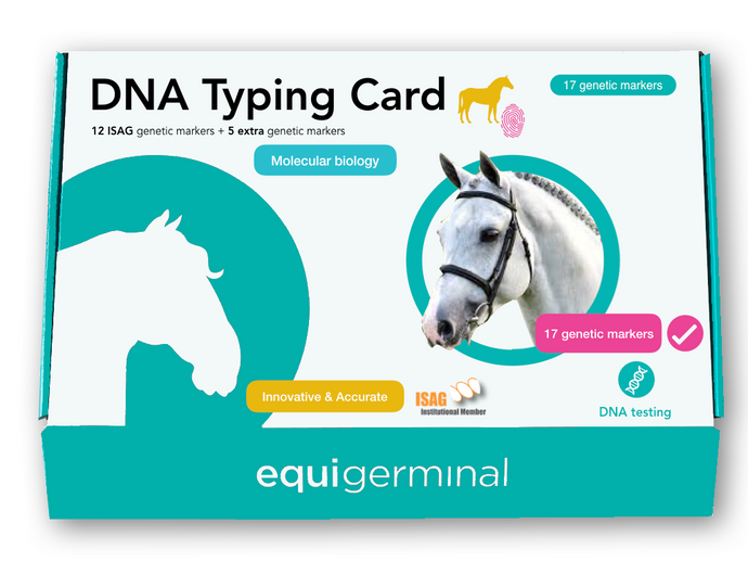 DNA Typing card - 17 STR markers - Equigerminal